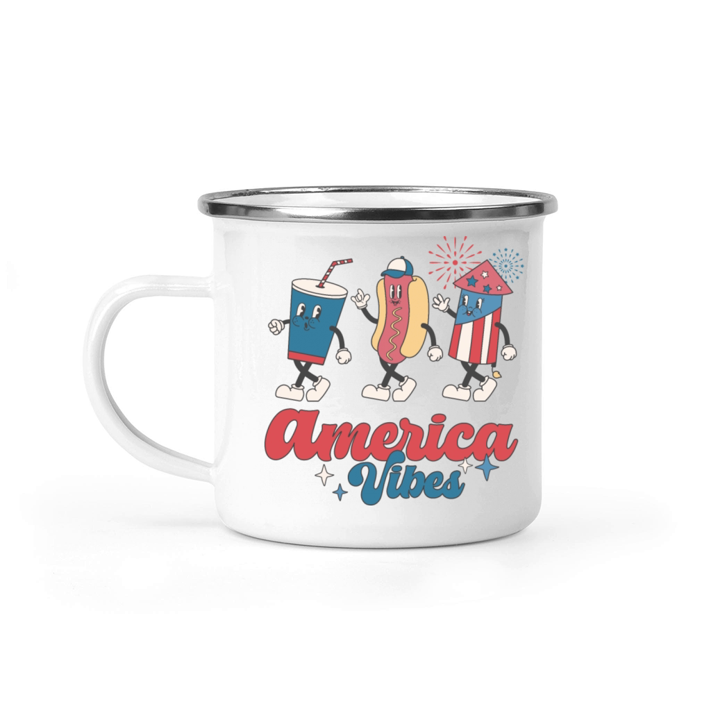 America Vibes Camping Mug