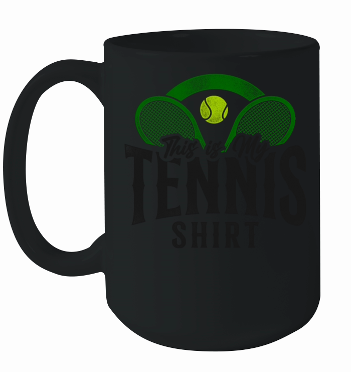 Funny Tennis Player Racket This Is Ceramic Mug