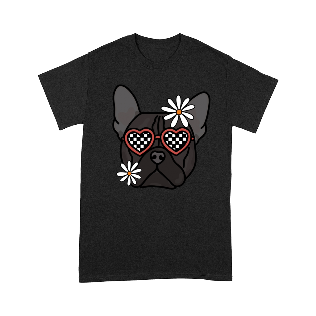 French Bulldog Black Retro Dog Comfort T-shirt