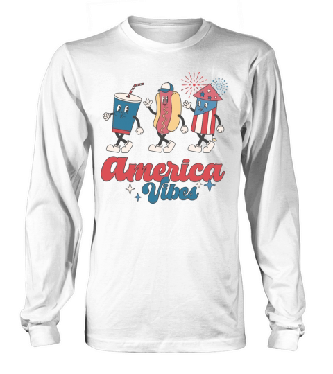 America Vibes Long sleeved Unisex