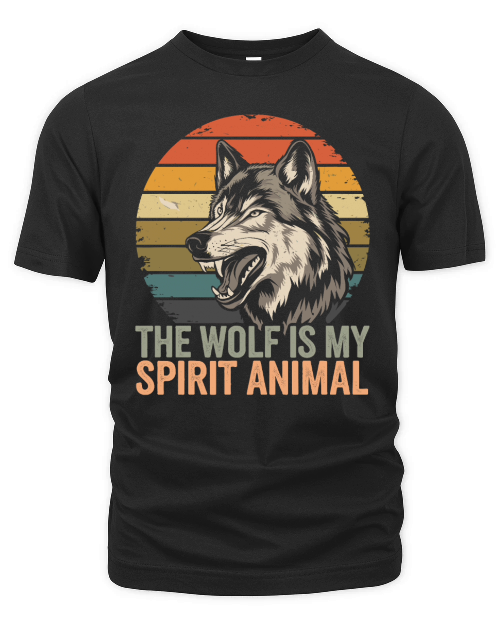 The Wolf Is My Spirit Animal Organic Unisex T-shirt
