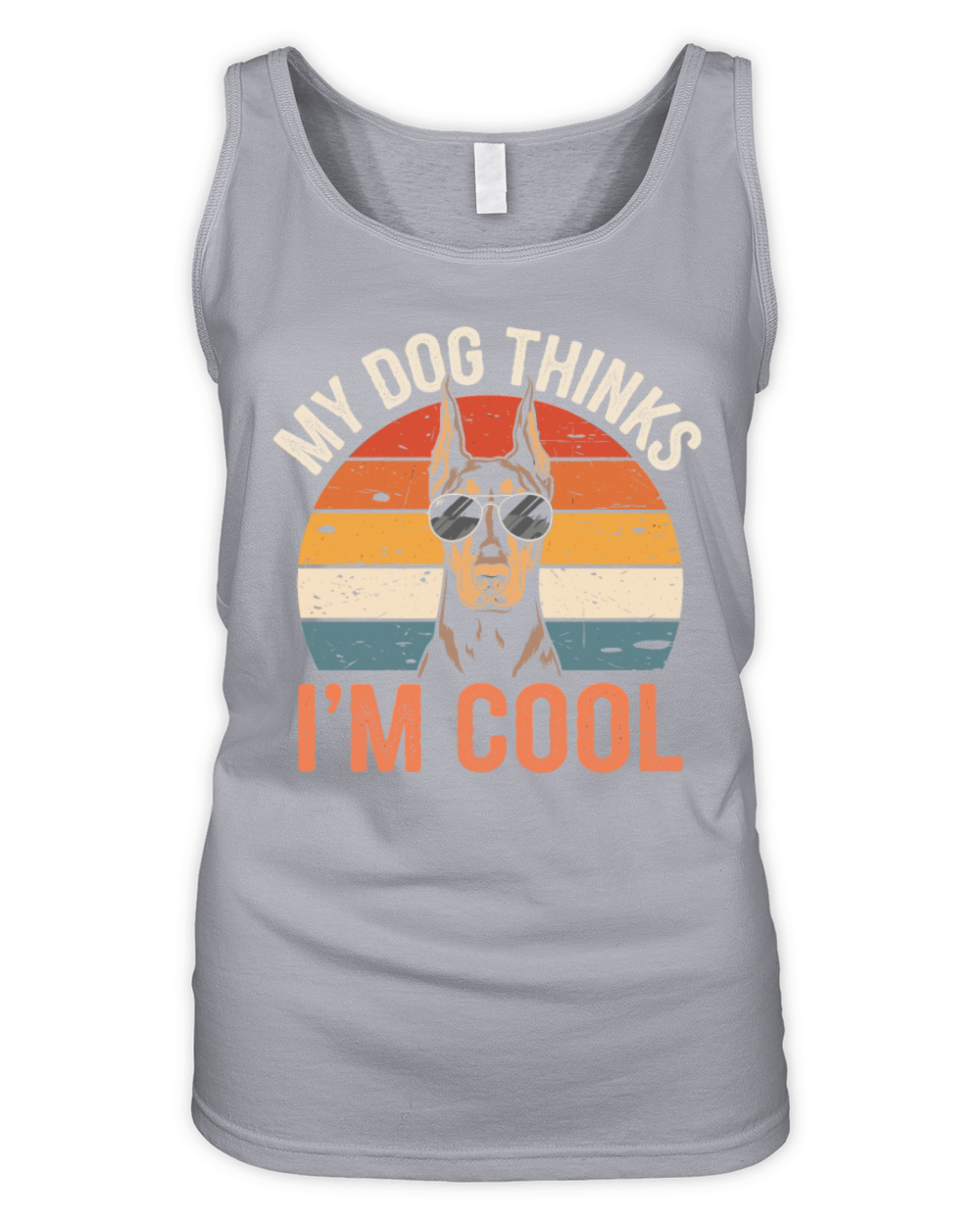 Dobermann Pinscher My Dog Thinks Im Cool Organic Women's Tank Top