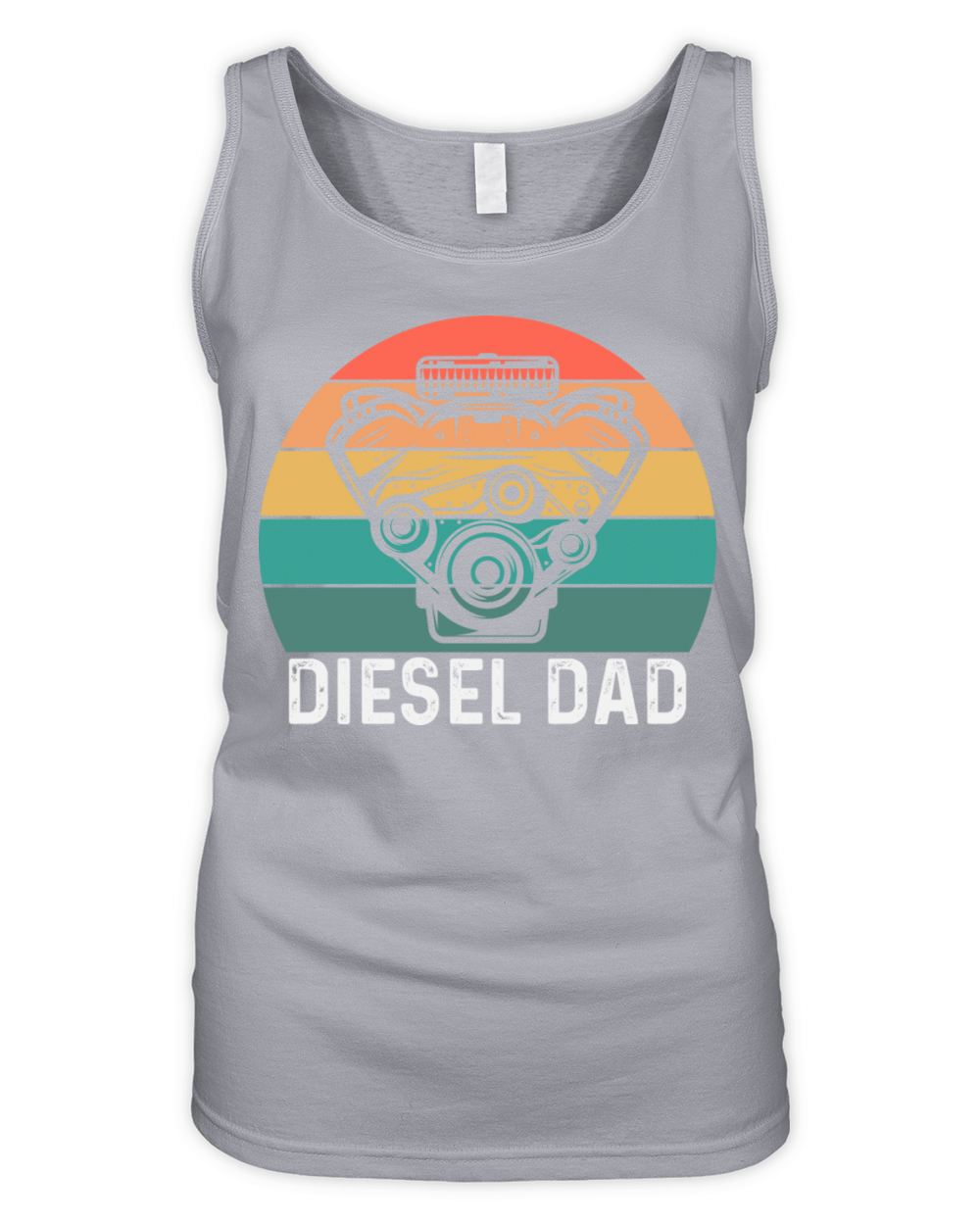 Vintage Diesel Mechanic Saying For Mechanic Dad Organic Women's Tank Top