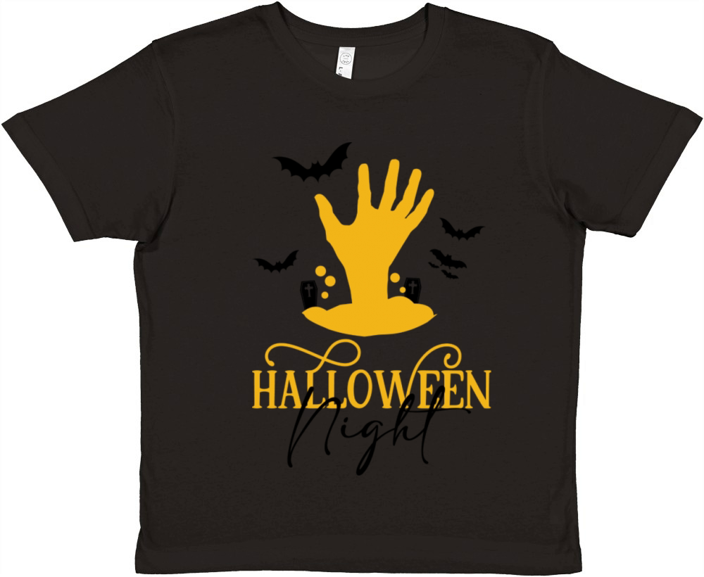HALLOWEEN NIGHT Premium Kids Crewneck T-shirt