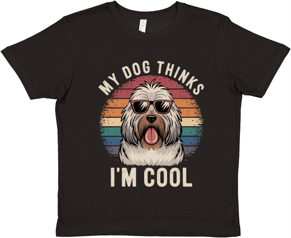 Maremma Sheepdog My Dog Thinks Im Cool Premium Kids Crewneck T-shirt