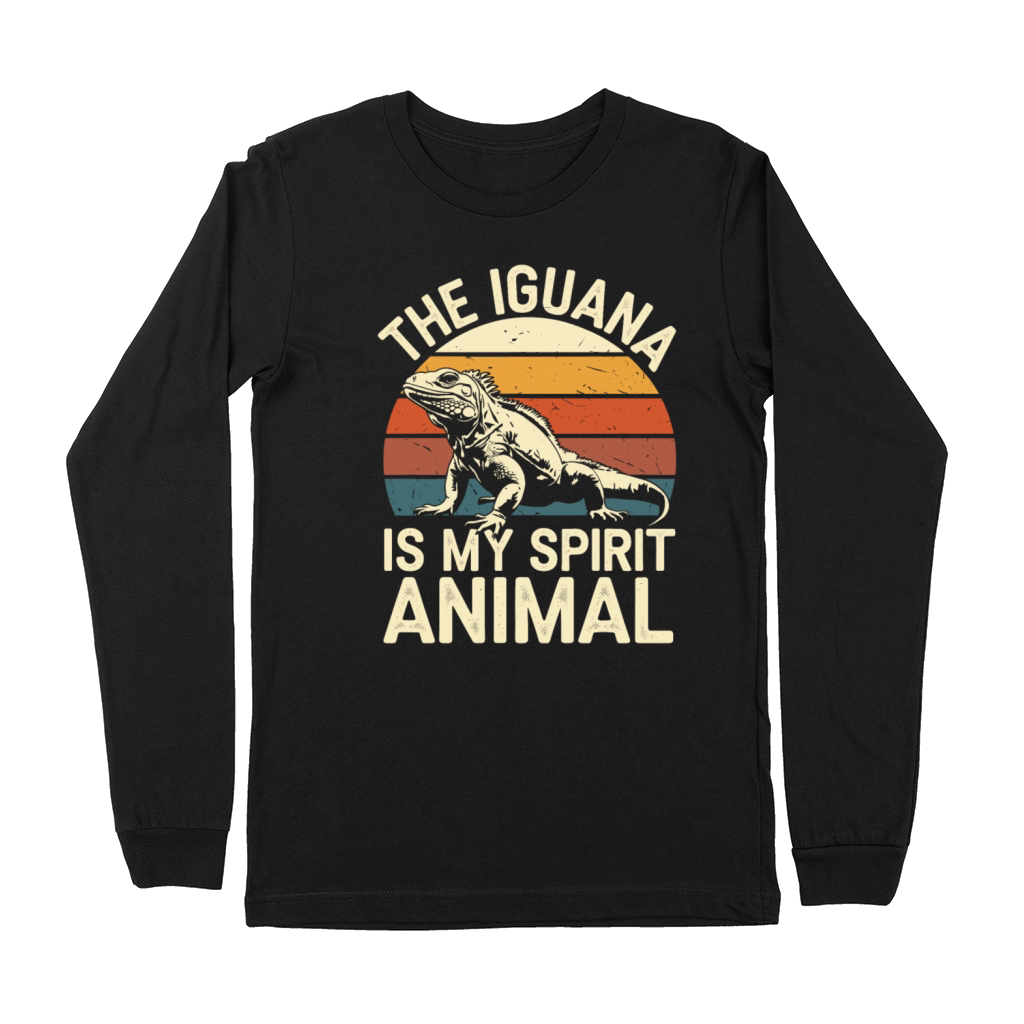 The Iguana Is My Spirit Animal Premium Long Sleeve