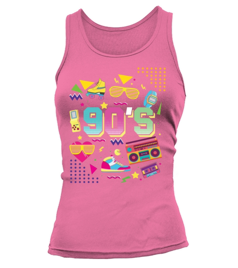 90s I love The 90s Vintage Retro Nineties Costume Tank top Woman
