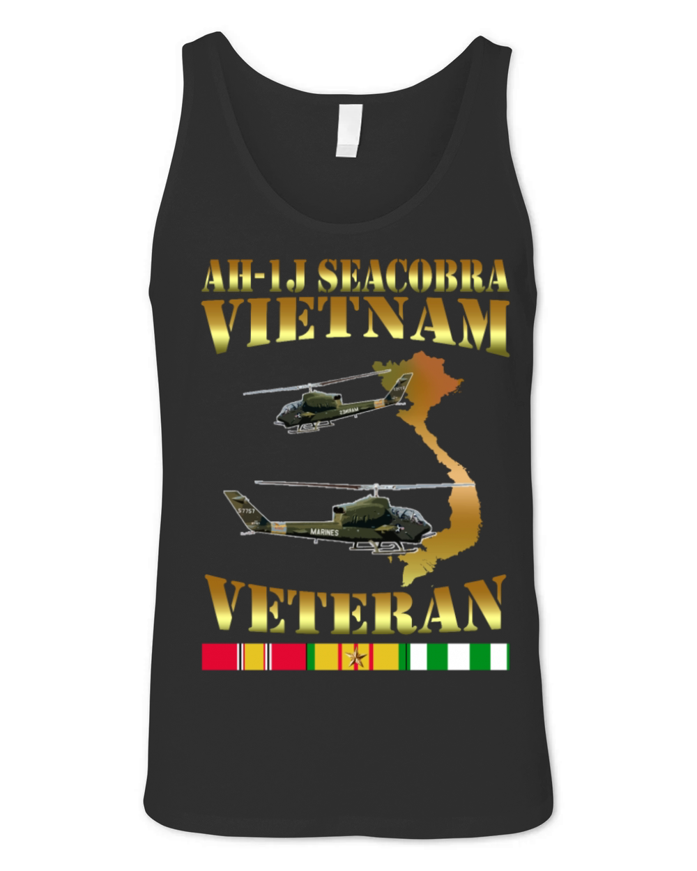 Bell ah 1j sea cobra Unisex Jersey Tank
