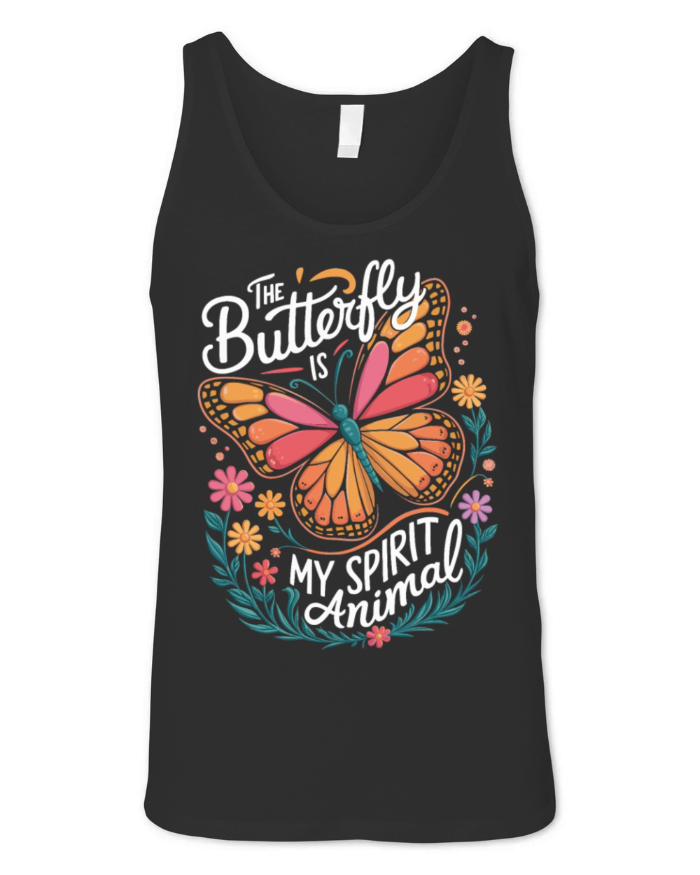 The Butterfly Is My Spirit Animal Unisex Jersey Tank