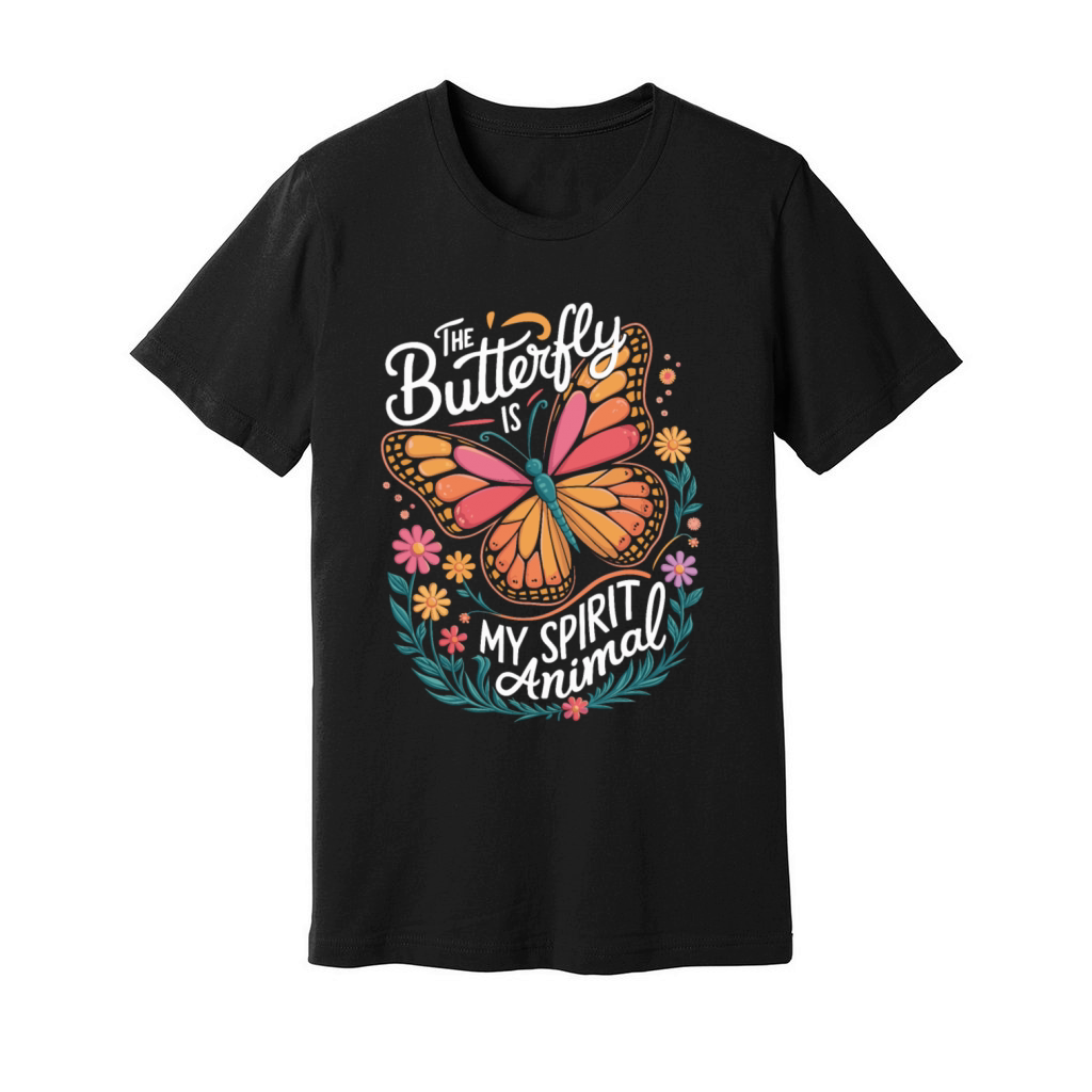 The Butterfly Is My Spirit Animal Unisex Jersey Tee