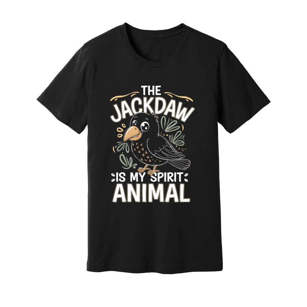 The Jackdaw Is My Spirit Animal Unisex Jersey Tee