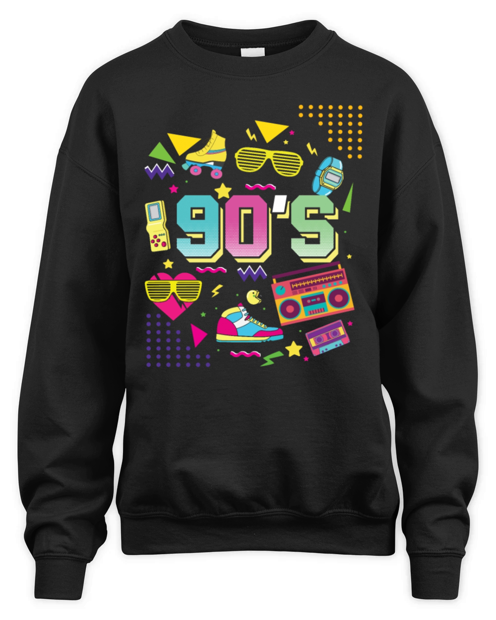 90s I love The 90s Vintage Retro Nineties Costume Unisex Premium Crewneck Sweatshirt