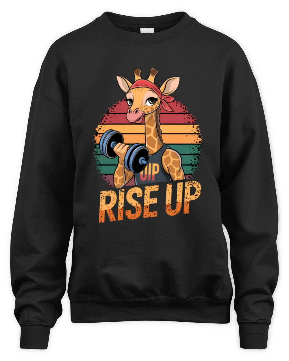 Gym motivation gym rise up Unisex Premium Crewneck Sweatshirt