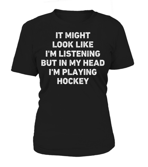Hockey Player Funny Women's T-Shirt