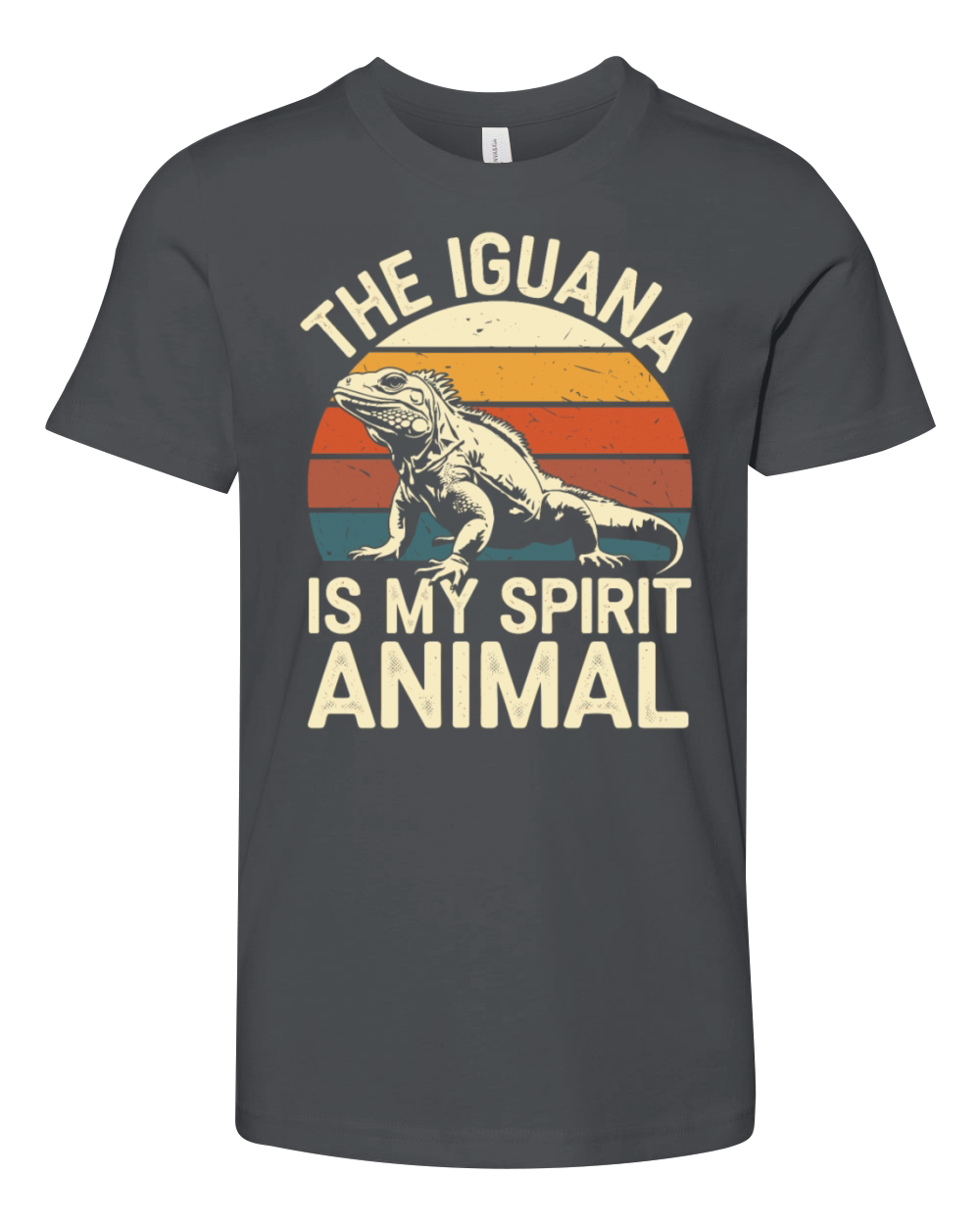 The Iguana Is My Spirit Animal Youth Unisex Jersey Tee