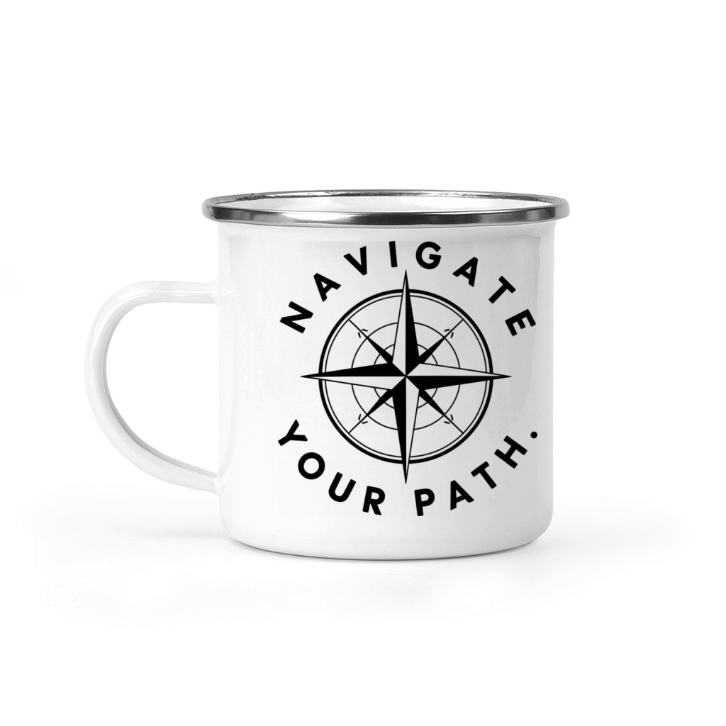 Navigate Your Path Camping Mug