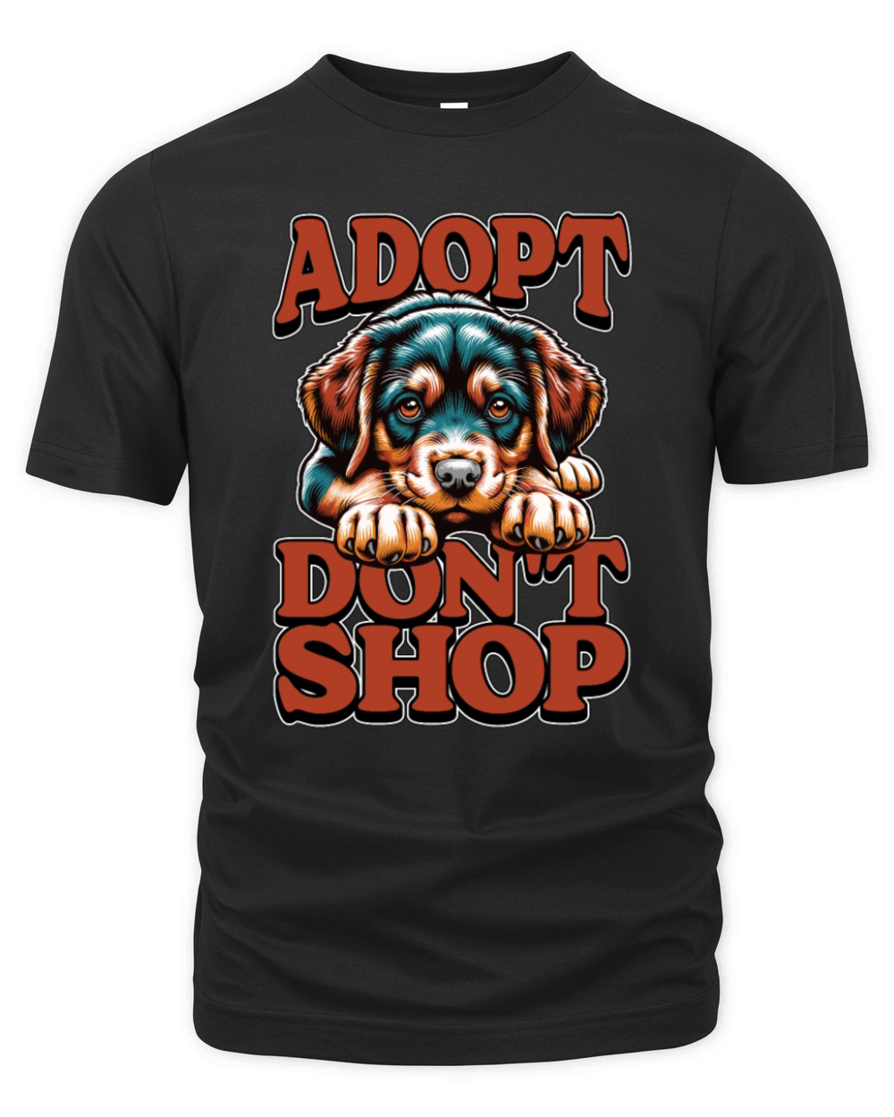Animal Shelter Adopt Dont Shop Animal Rights Organic Unisex T-shirt