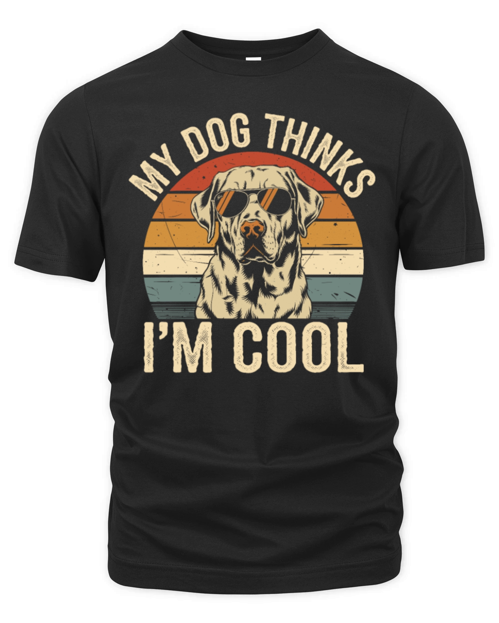 Labrador Retriever My Dog Thinks Im Cool Organic Unisex T-shirt