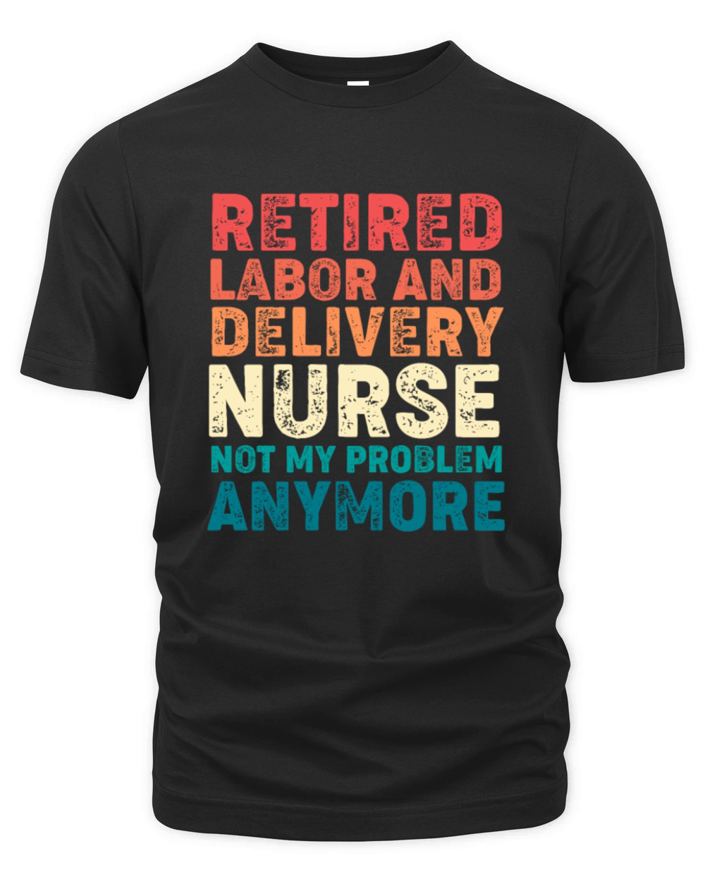 Retro Vintage Retired Labor And Delivery Nurse Organic Unisex T-shirt