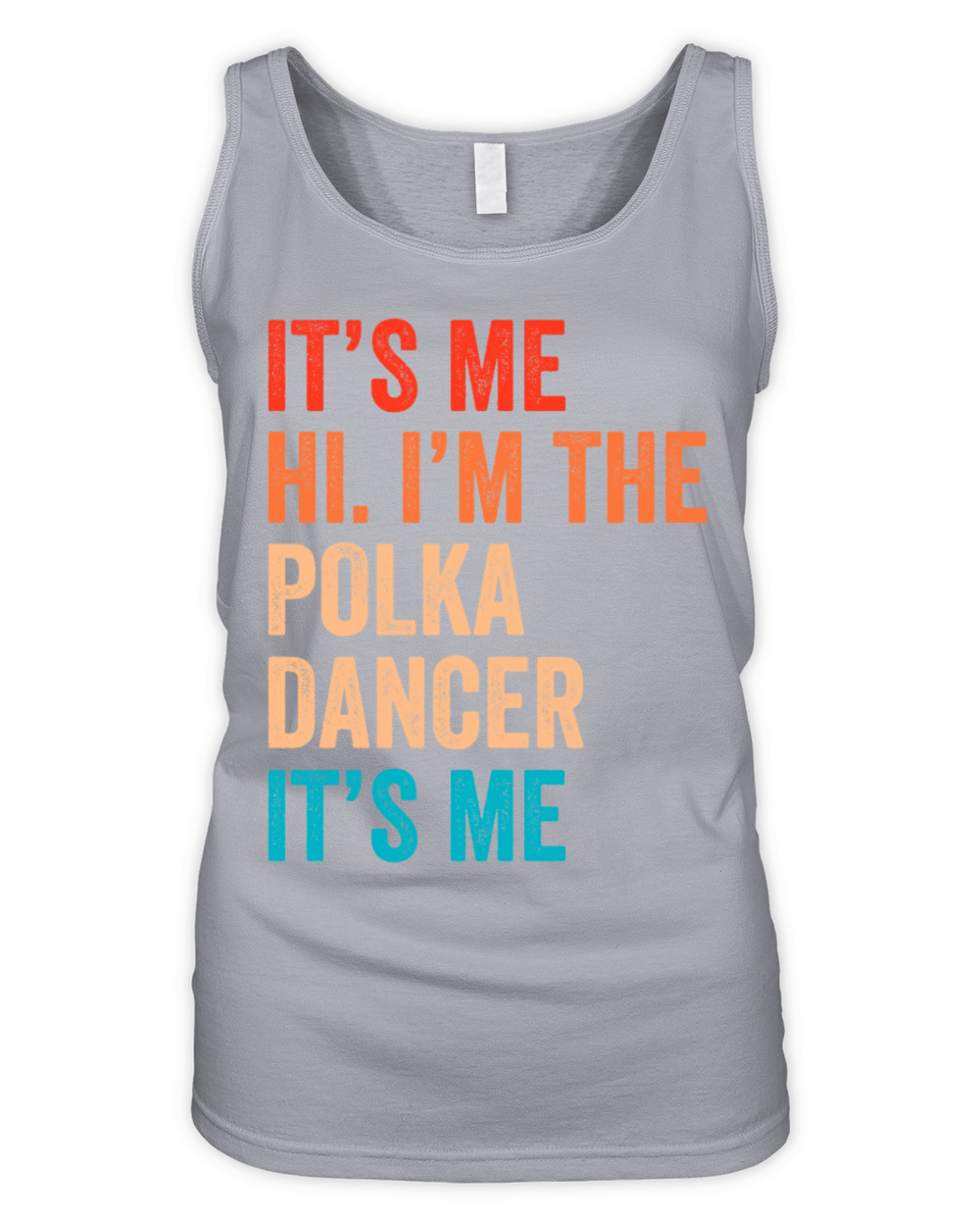 Funny Polka Dance Design for a Polka Muscian Organic Women's Tank Top