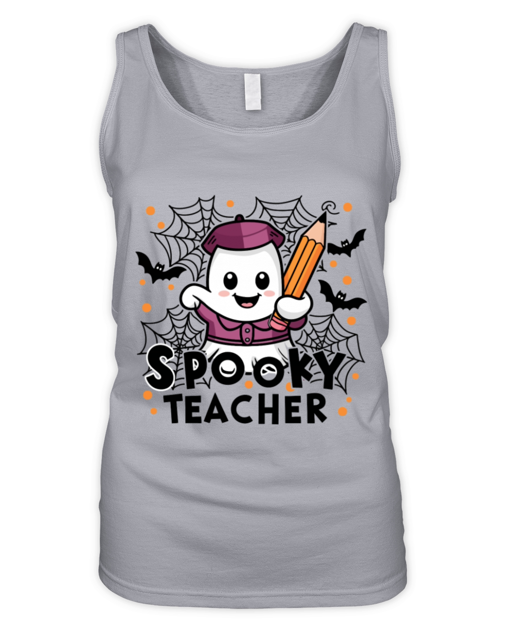 spooky teacher Organic Women's Tank Top