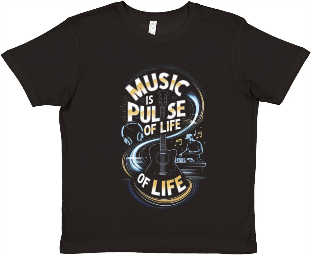 Music is the pulse of life Premium Kids Crewneck T-shirt
