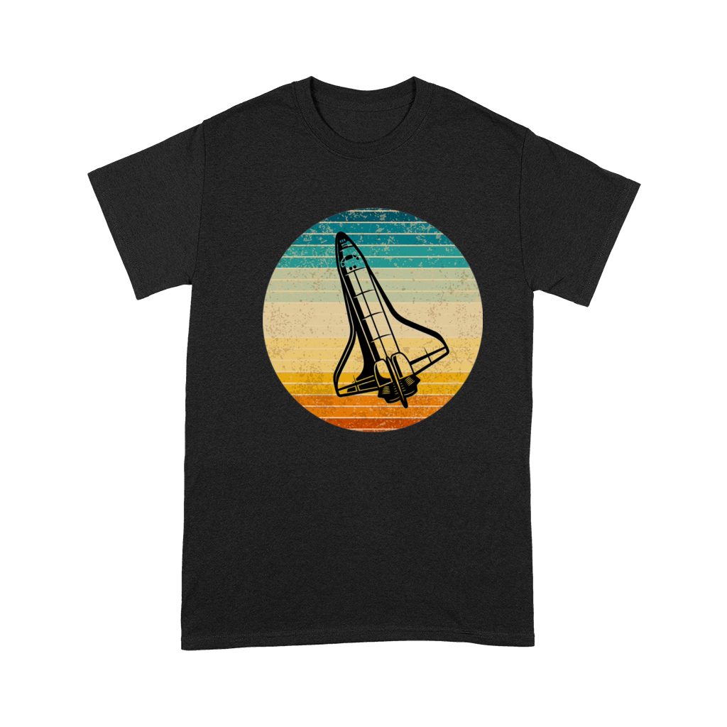 Retro Astronaut Vintage Rocket Space Ship Premium T-shirt