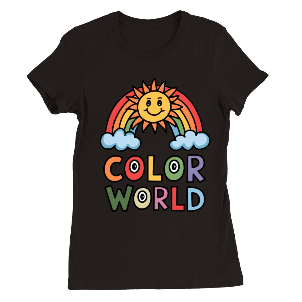 Color World Premium Womens Crewneck T-shirt