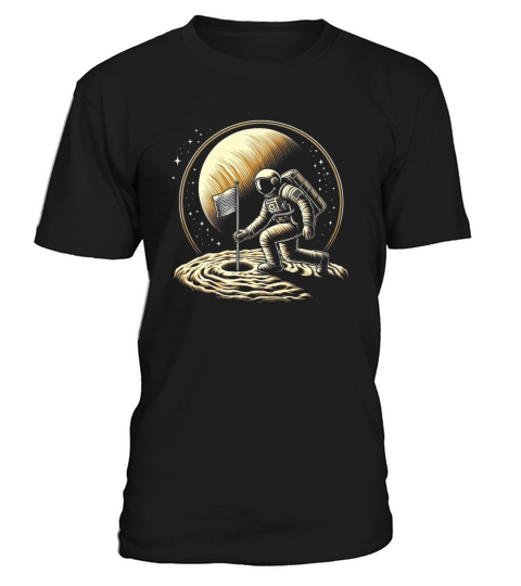 Retro Astronaut on Planet Space Adventure 3 T-Shirt Unisex