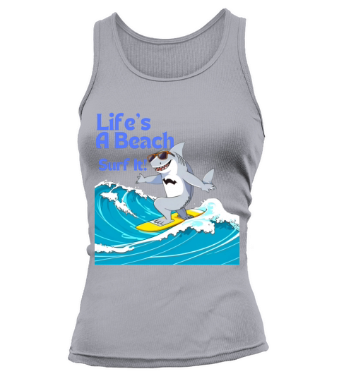 Surfer Shark Design Tank top Woman