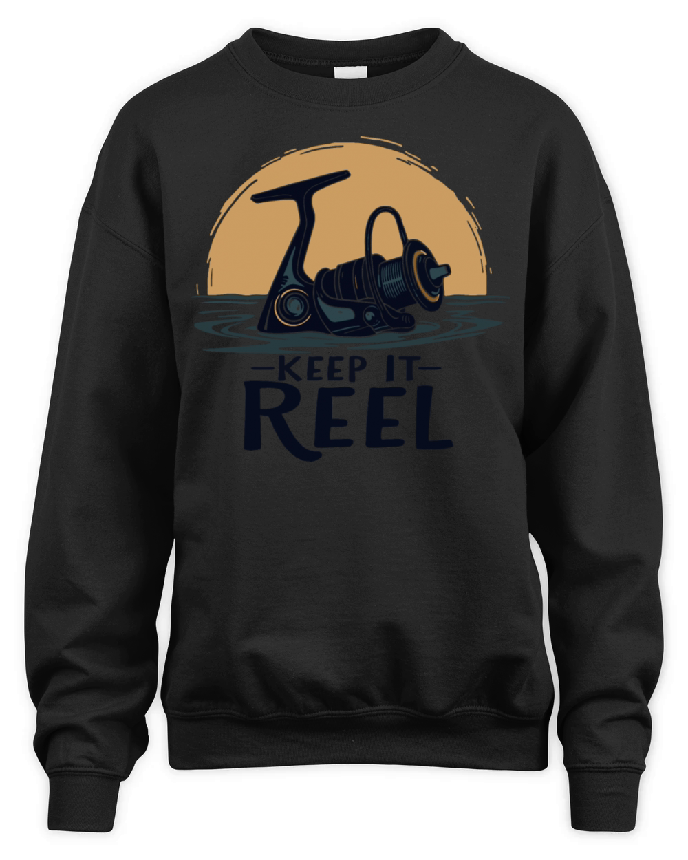 Keep It Reel - Fly fishng lovers Unisex Premium Crewneck Sweatshirt