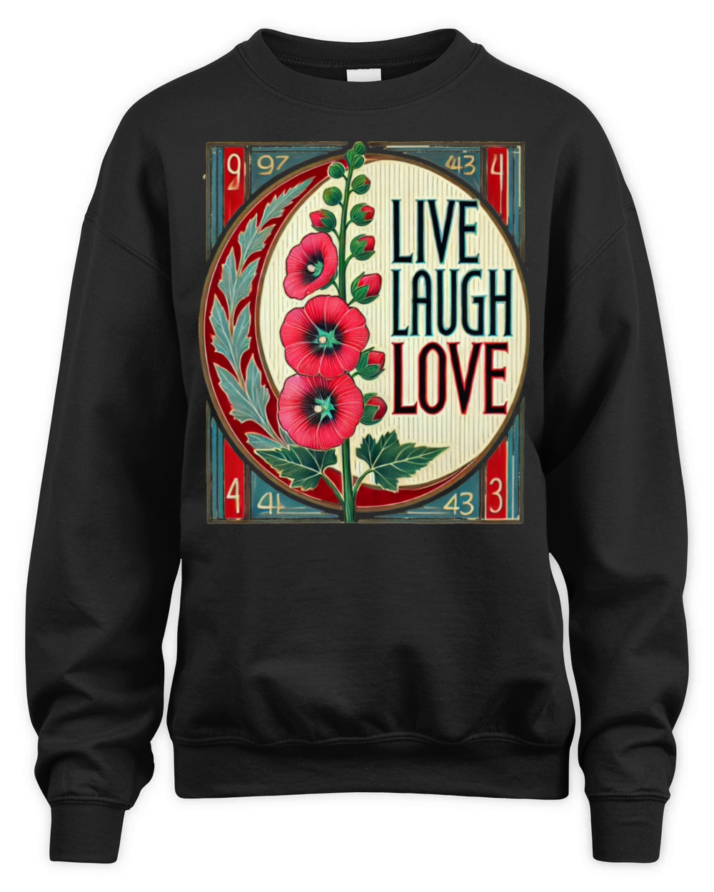 Live Laugh Love Unisex Premium Crewneck Sweatshirt