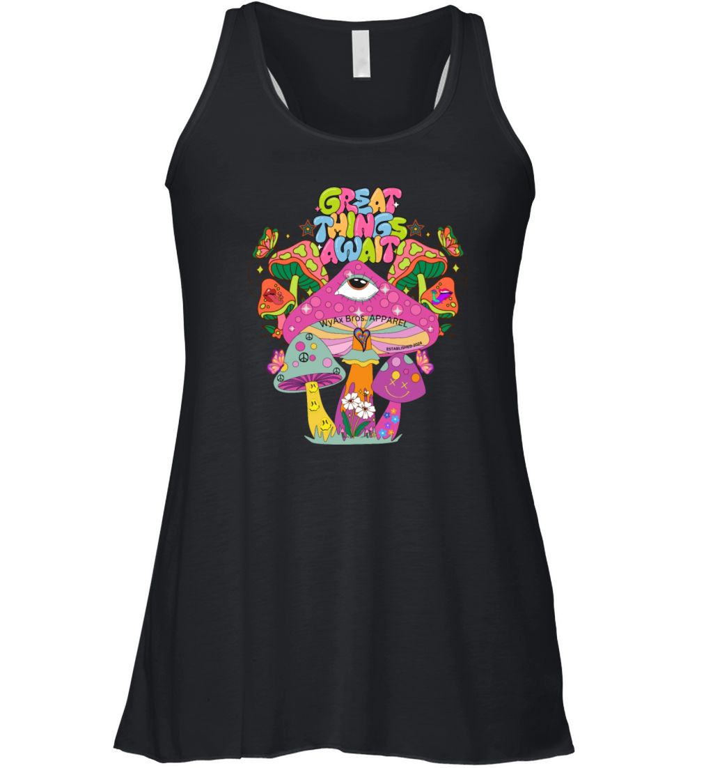 great things await Women's Flowy Tank Top