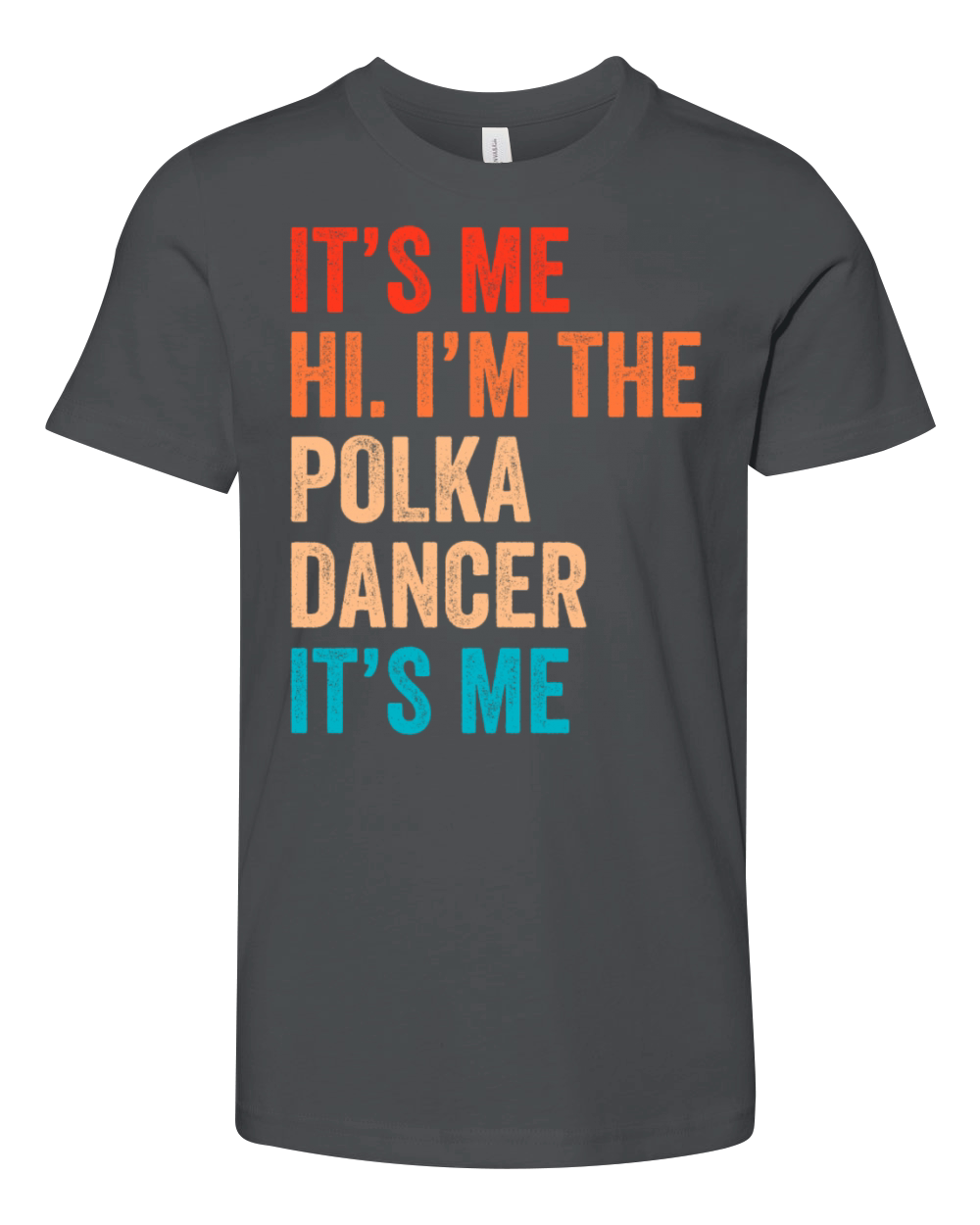 Funny Polka Dance Design for a Polka Muscian Youth Unisex Jersey Tee