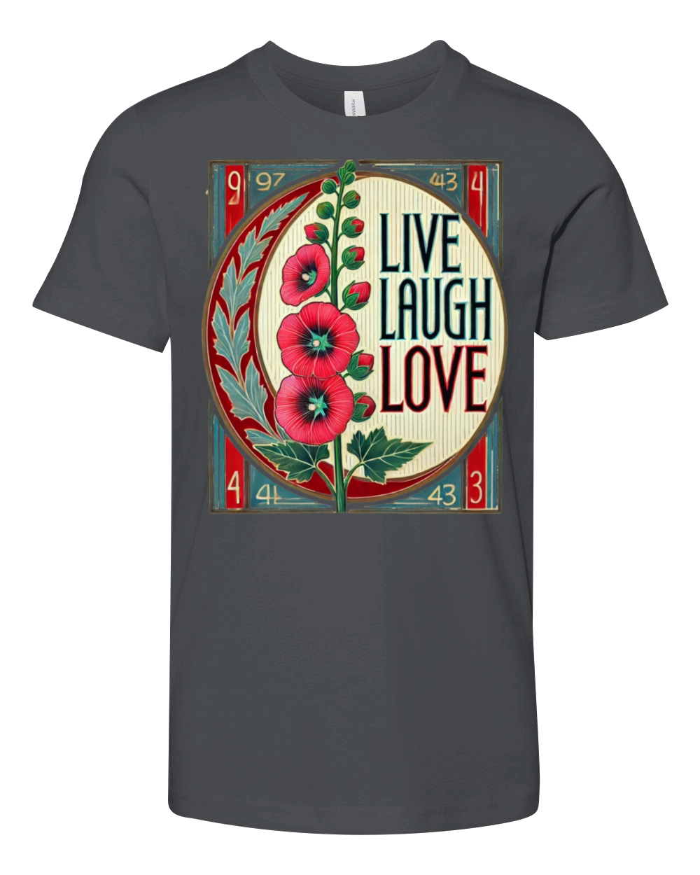 Live Laugh Love Youth Unisex Jersey Tee
