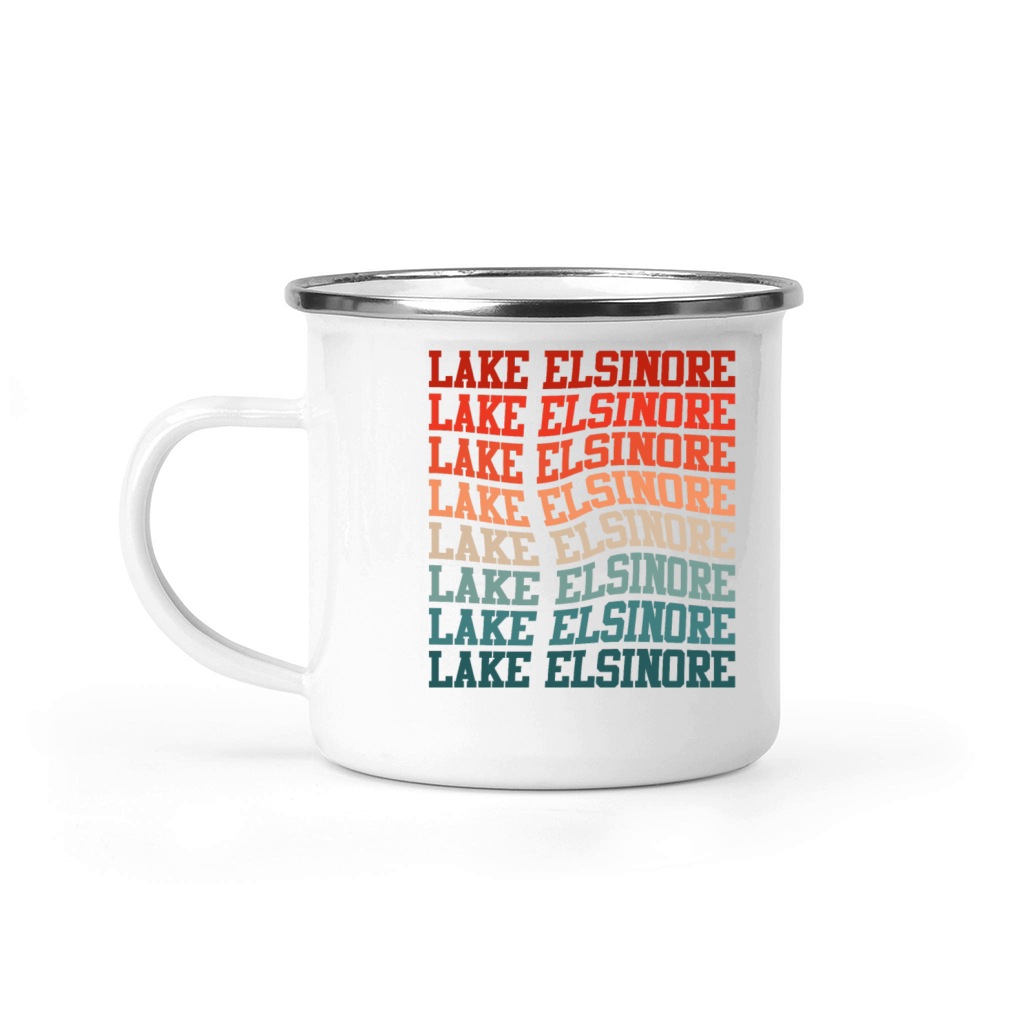 LAKE ELSINORE CALIFORNIA USA Golden State Lakes Camping Mug