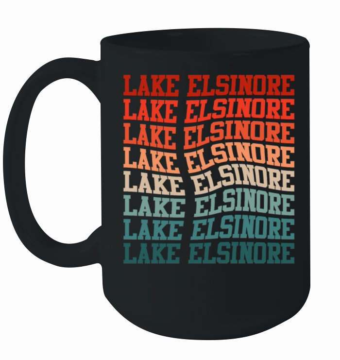 LAKE ELSINORE CALIFORNIA USA Golden State Lakes Ceramic Mug