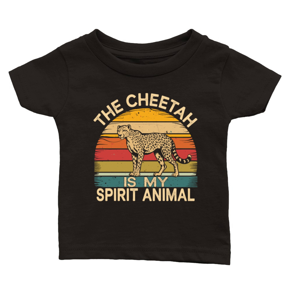 The Cheetah Is My Spirit Animal Classic Baby Crewneck T-shirt