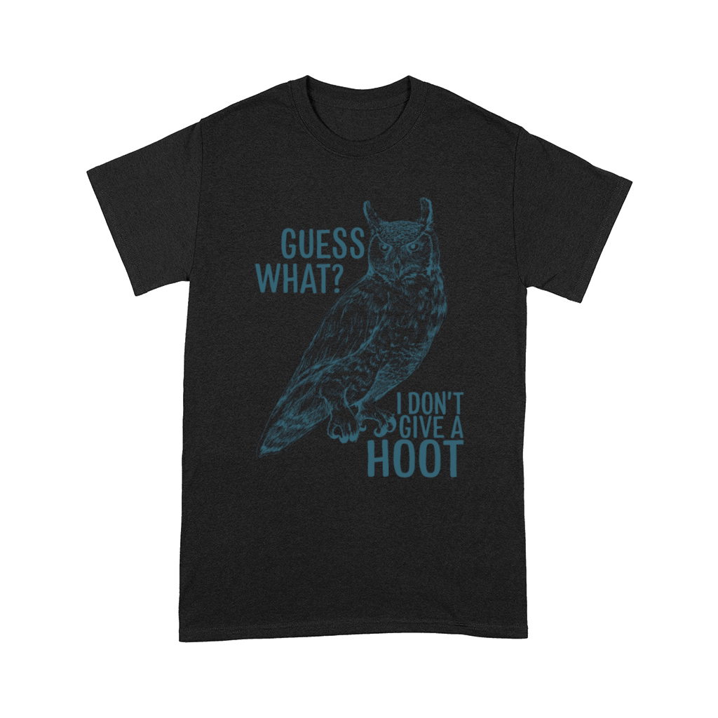 Guess What I Don t Give A Hoot Funny Vintage Owl Comfort T-shirt