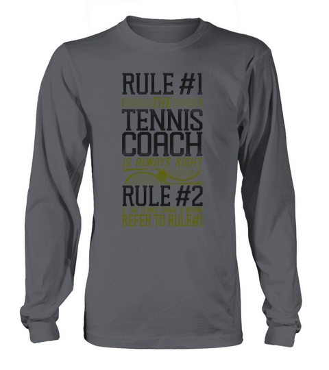 Funny Tennis Player Racket Coach Long sleeved Unisex