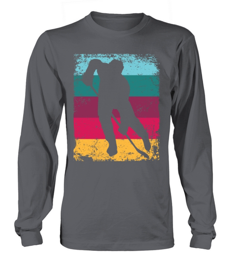 Ice Hockey Player Vintage Ice Hockey Long sleeved Unisex