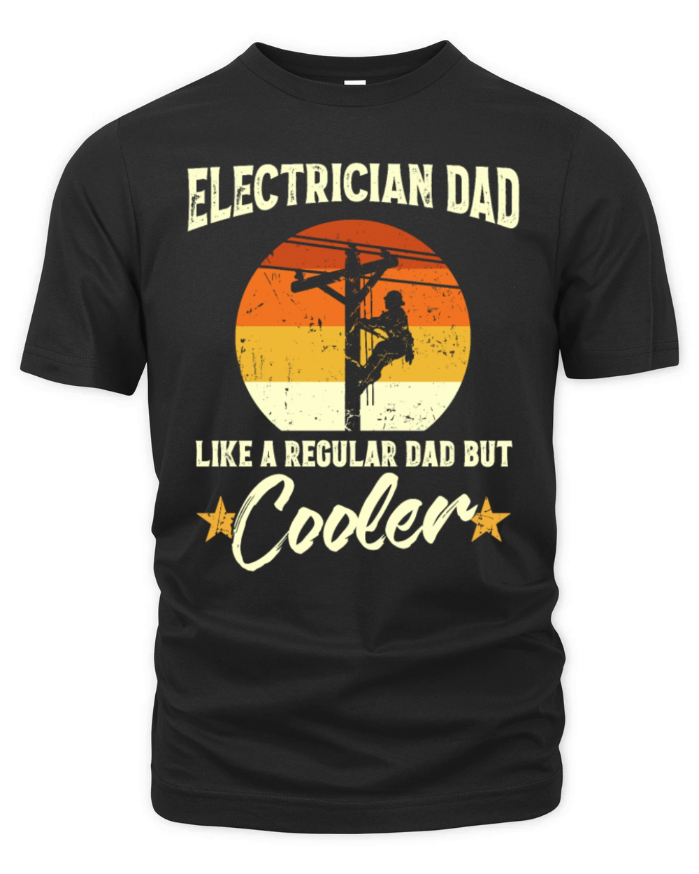 Dad And Electrician For Father - Electrician Dad Organic Unisex T-shirt