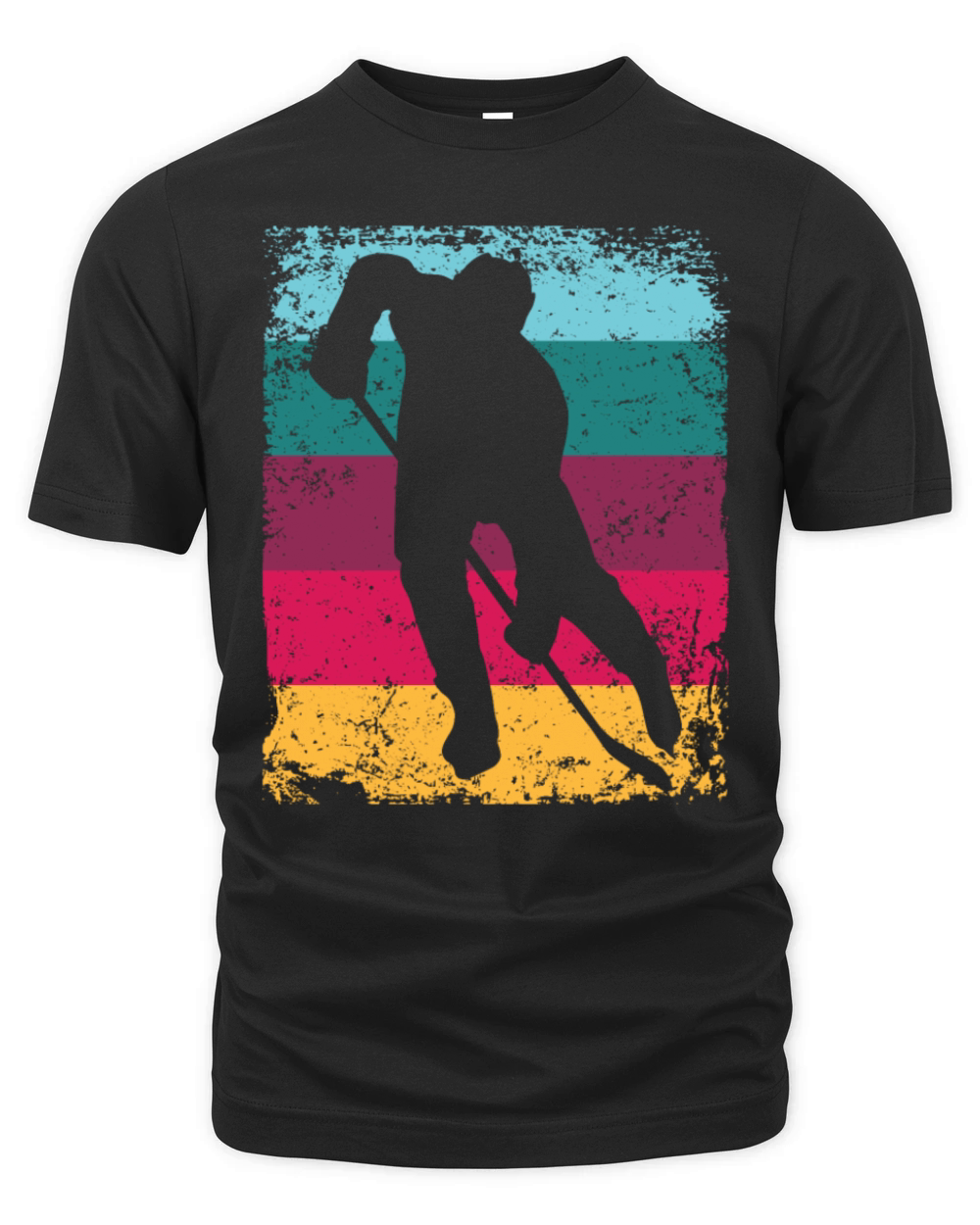 Ice Hockey Player Vintage Ice Hockey Organic Unisex T-shirt