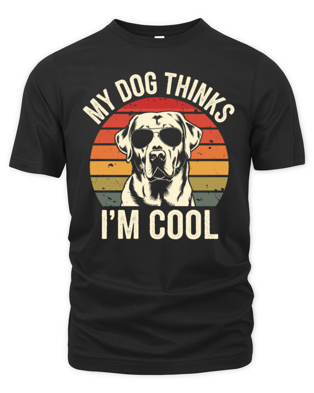 Labrador Retriever My Dog Thinks Im Cool Organic Unisex T-shirt