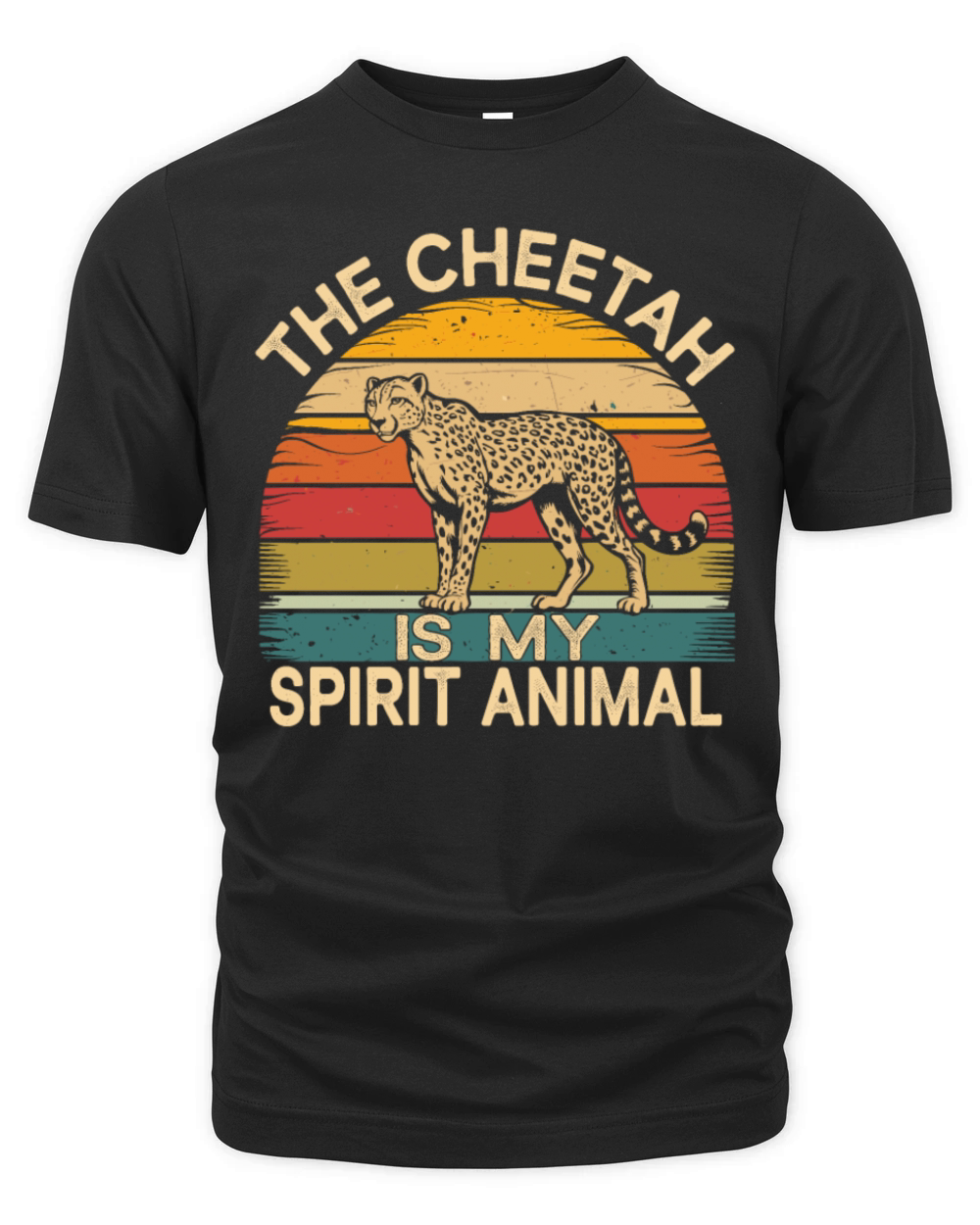The Cheetah Is My Spirit Animal Organic Unisex T-shirt