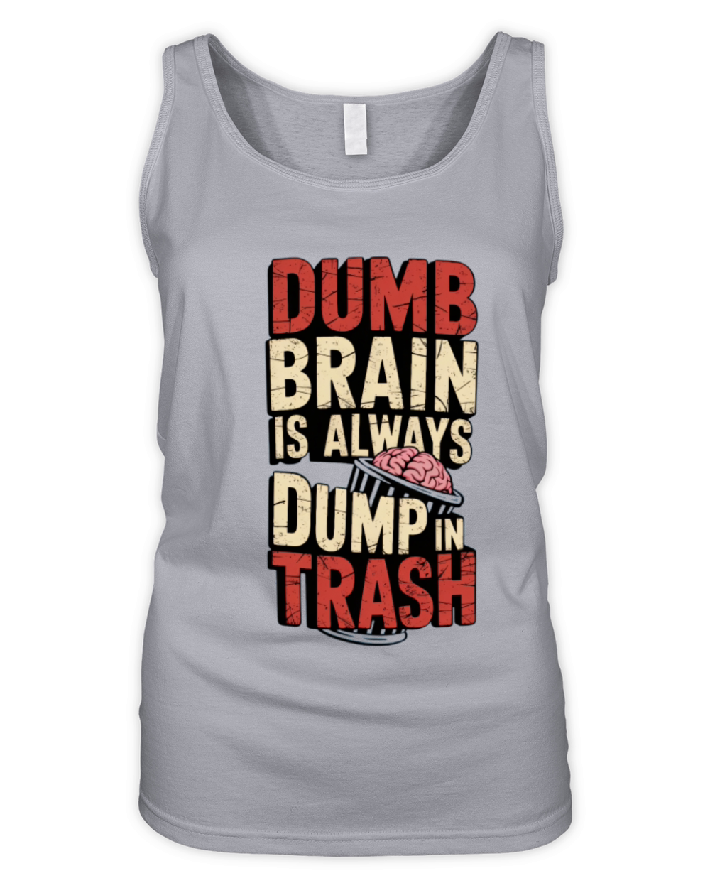 Dumb is dump Organic Women's Tank Top