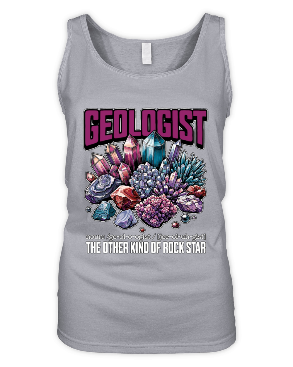 Geologist The Other Kind Of Rock Star Rockhounding Organic Women's Tank Top