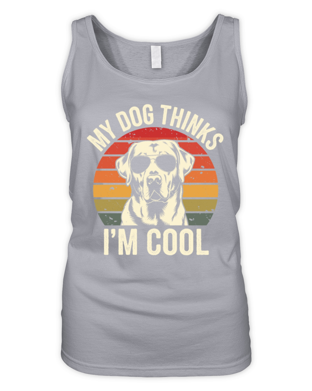 Labrador Retriever My Dog Thinks Im Cool Organic Women's Tank Top