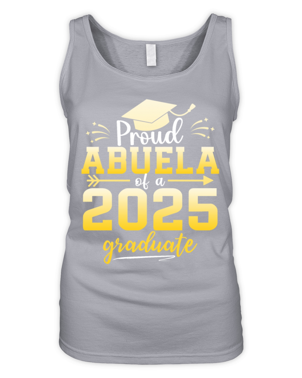 Proud Abuela Of A Class Of 2025 Graduate Senior Organic Women's Tank Top