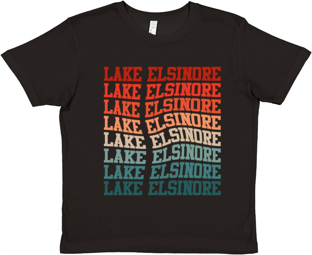 LAKE ELSINORE CALIFORNIA USA Golden State Lakes Premium Kids Crewneck T-shirt